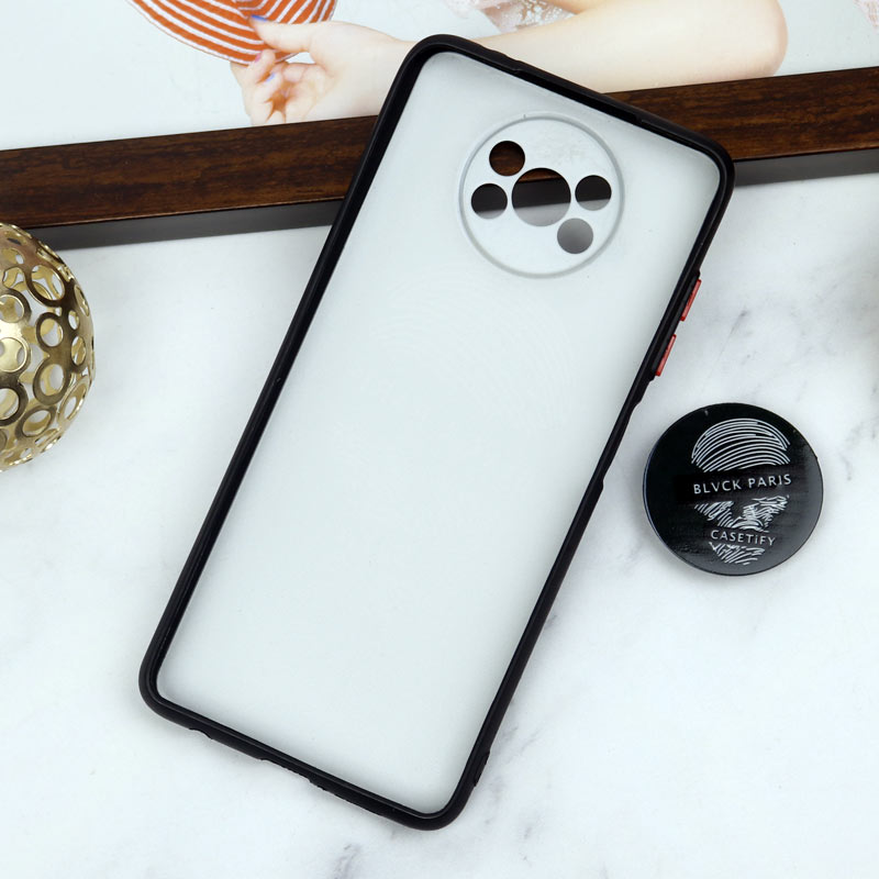 قاب PC محافظ لنز دار طرح Blvck + پاپ سوکت Xiaomi Poco X3
