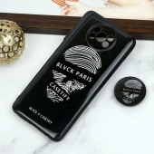 قاب PC محافظ لنز دار طرح Blvck + پاپ سوکت Xiaomi Poco X3