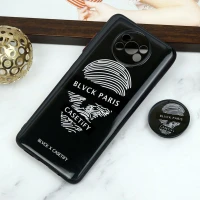 قاب PC محافظ لنز دار طرح Blvck + پاپ سوکت Xiaomi Poco X3