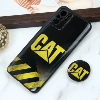 قاب PC محافظ لنز دار طرح Cast + پاپ سوکت Xiaomi Redmi Note 10 / Note 10s