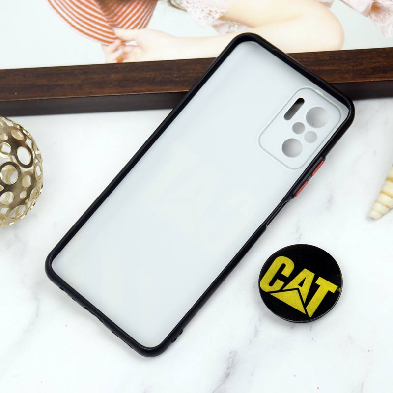 قاب PC محافظ لنز دار طرح Cast + پاپ سوکت Xiaomi Redmi Note 10 / Note 10s