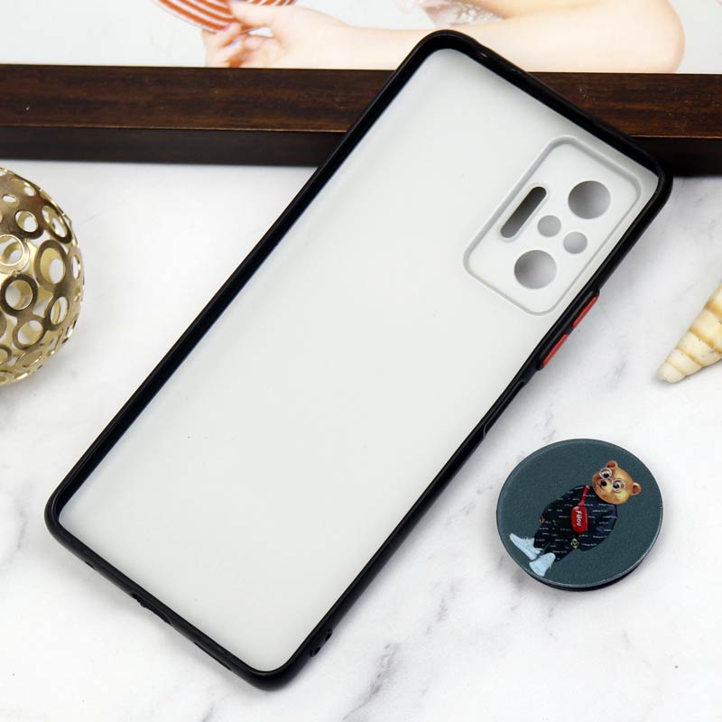 قاب PC محافظ لنز دار طرح Baron + پاپ سوکت Xiaomi Redmi Note 10 Pro