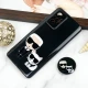 قاب PC محافظ لنز دار طرح Boss Cat + پاپ سوکت Xiaomi Redmi Note 10 Pro