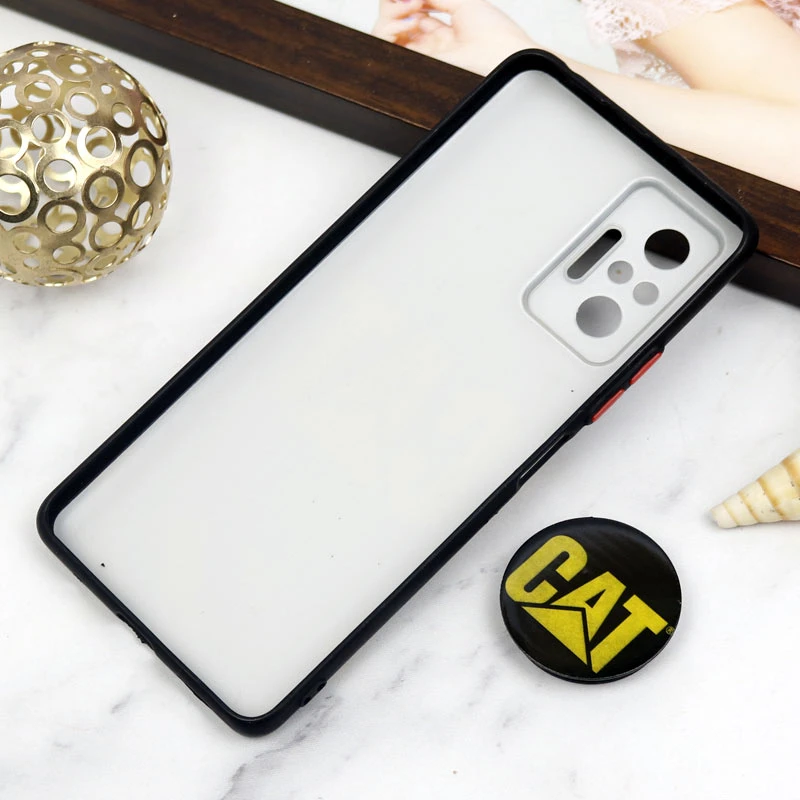 قاب PC محافظ لنز دار طرح Cat + پاپ سوکت Xiaomi Redmi Note 10 Pro