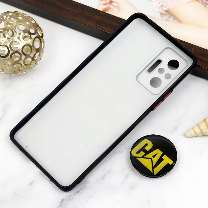 قاب PC محافظ لنز دار طرح Cat + پاپ سوکت Xiaomi Redmi Note 10 Pro