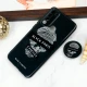 قاب PC محافظ لنز دار طرح Blvck + پاپ سوکت Xiaomi Redmi Note 8