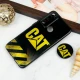 قاب PC محافظ لنز دار طرح CAT + پاپ سوکت Xiaomi Redmi Note 8