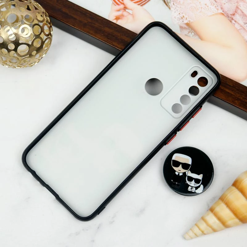 قاب PC محافظ لنز دار طرح Boss Cat + پاپ سوکت Xiaomi Redmi Note 8