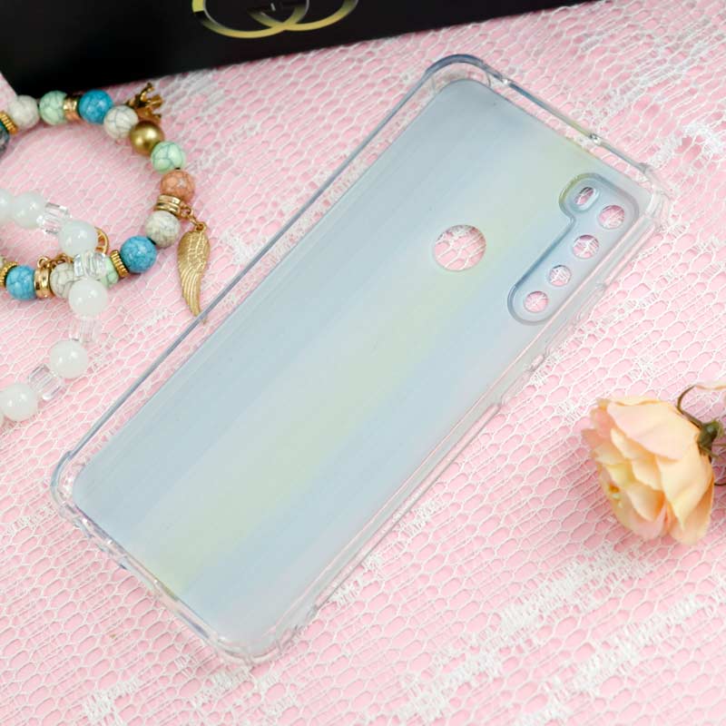 قاب شیائومی Redmi Note 8 طرح رنگین کمانی ستاره ای محافظ لنزدار