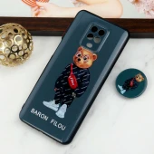 قاب PC محافظ لنز دار طرح Baron + پاپ سوکت Xiaomi Redmi Note 9s / Note 9 Pro