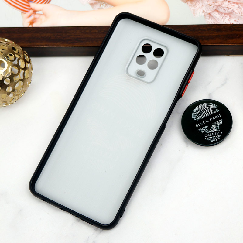 قاب PC محافظ لنز دار طرح Blvck + پاپ سوکت Xiaomi Redmi Note 9s / Note 9 Pro