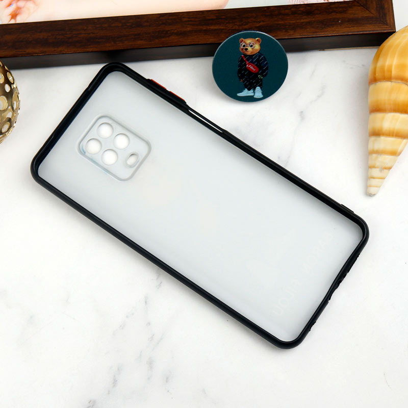 قاب PC محافظ لنز دار طرح Baron + پاپ سوکت Xiaomi Redmi Note 9s / Note 9 Pro
