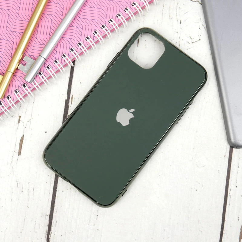 قاب ضدخش مات iPhone 11 یشمی