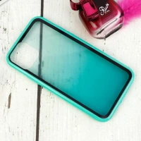 قاب پشت مات دو رنگ iPhone 11 Pro سبز