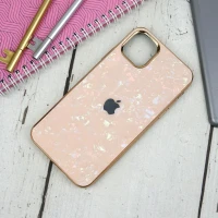قاب ماربل ژله ای یخی iPhone 11 Pro Max طلایی