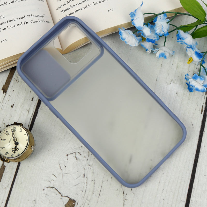 قاب PC مات محافظ لنز دار کشویی iPhone 12