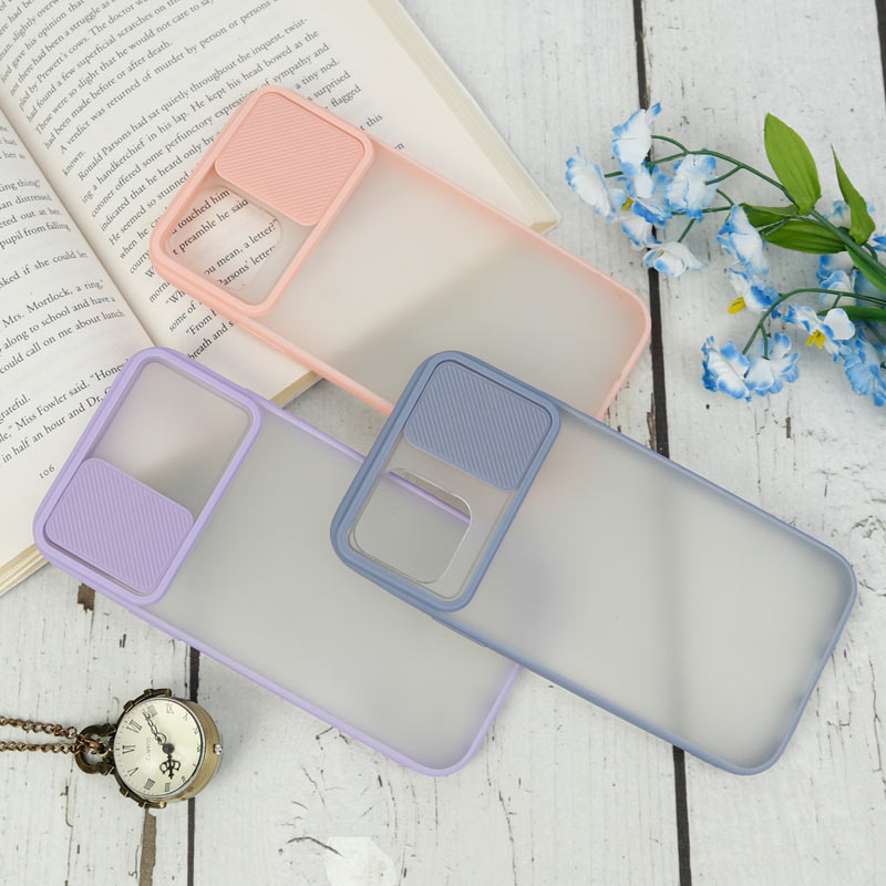 قاب PC مات محافظ لنز دار کشویی iPhone 12