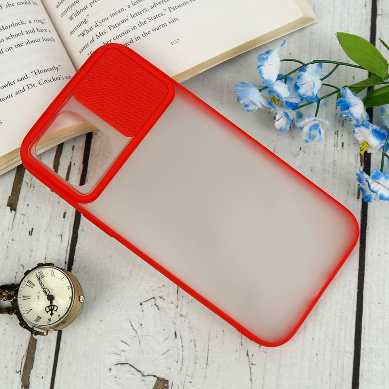 قاب PC مات محافظ لنز دار کشویی iPhone 12 Pro Max