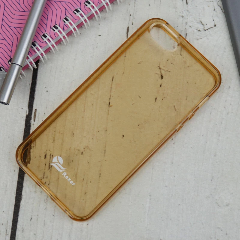 قاب ژله ای اکلیلی REXER Sparkle iPhone 5/5s طلایی