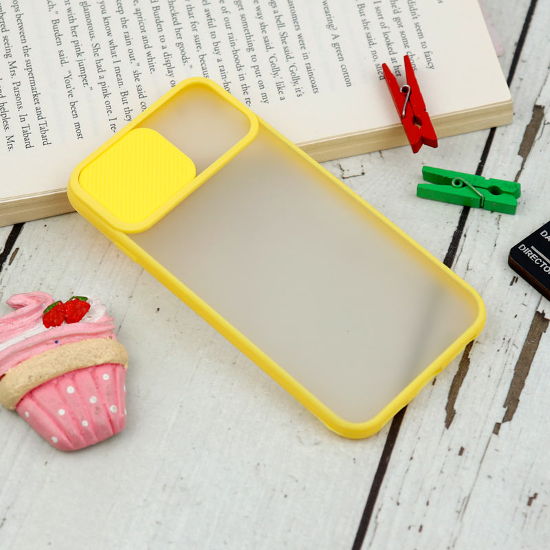 قاب PC مات محافظ لنز دار کشویی iPhone 6/6s