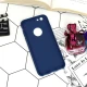 قاب ژله ای بیسوس راه راه iPhone 6/6s سرمه ای