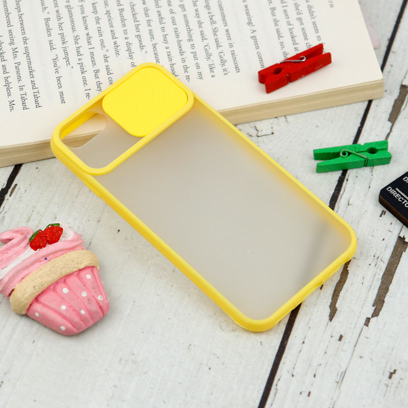 قاب PC مات محافظ لنز دار کشویی iPhone 6/6s