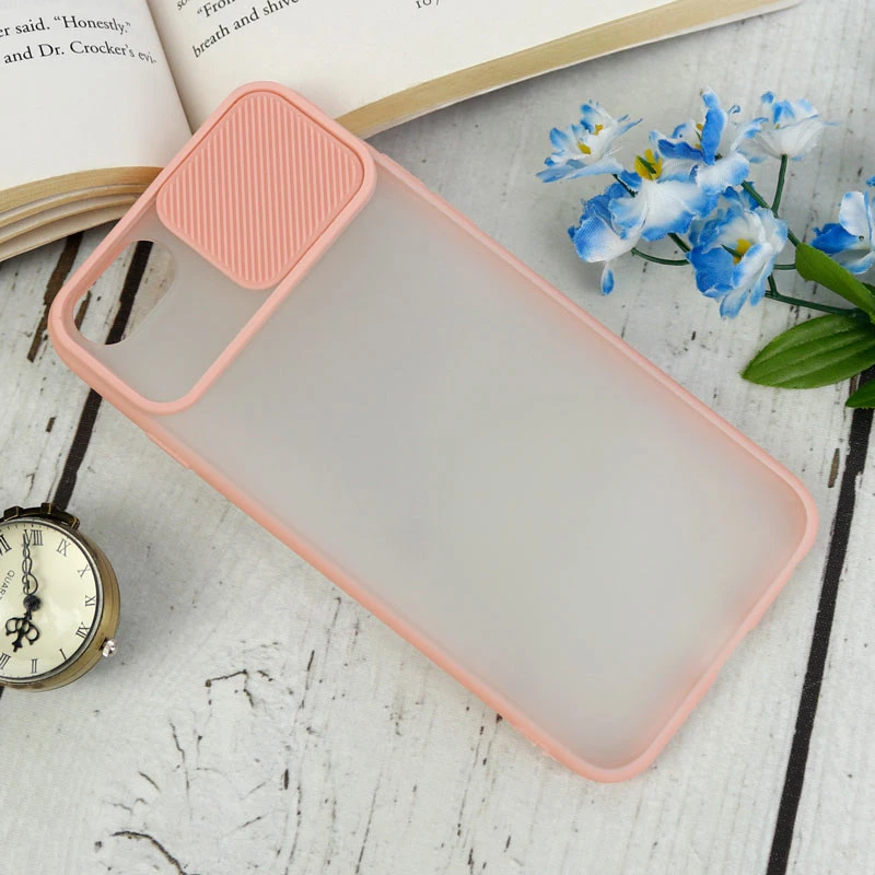 قاب PC مات محافظ لنز دار کشویی iPhone 6/6s