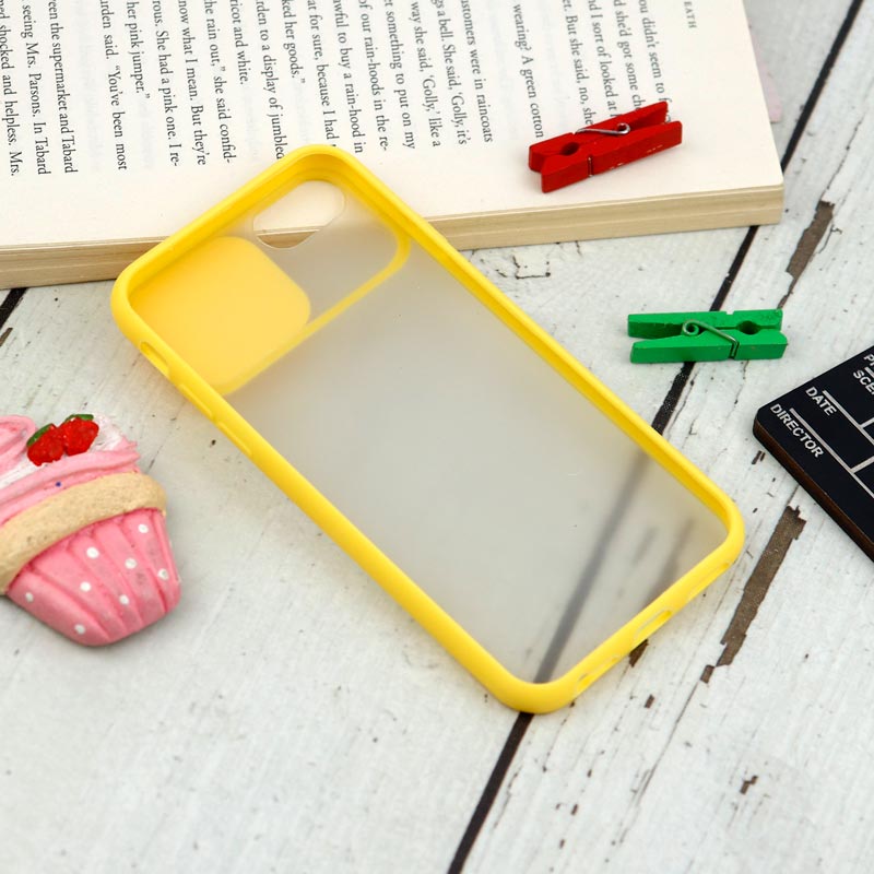 قاب PC مات محافظ لنز دار کشویی iPhone 6/6s