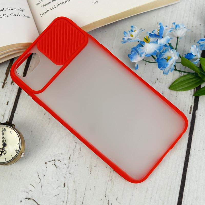 قاب PC مات محافظ لنز دار کشویی iPhone 6/6s