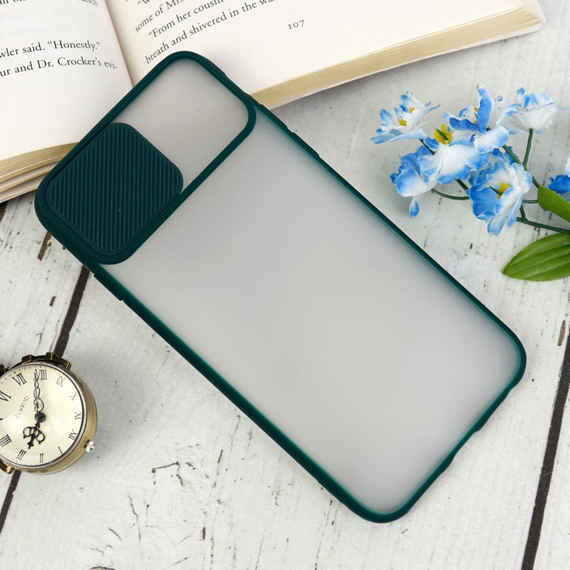 قاب PC مات محافظ لنز دار کشویی iPhone 6/6s