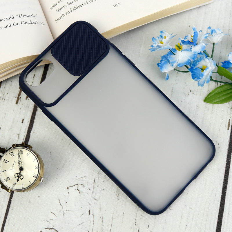 قاب PC مات محافظ لنز دار کشویی iPhone 6/6s