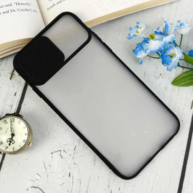 قاب PC مات محافظ لنز دار کشویی iPhone 6/6s