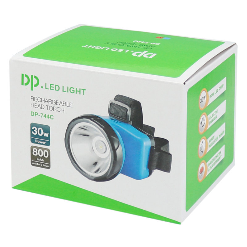 چراغ قوه پیشانی هدلایت شارژی DP.LED Light DP-744C
