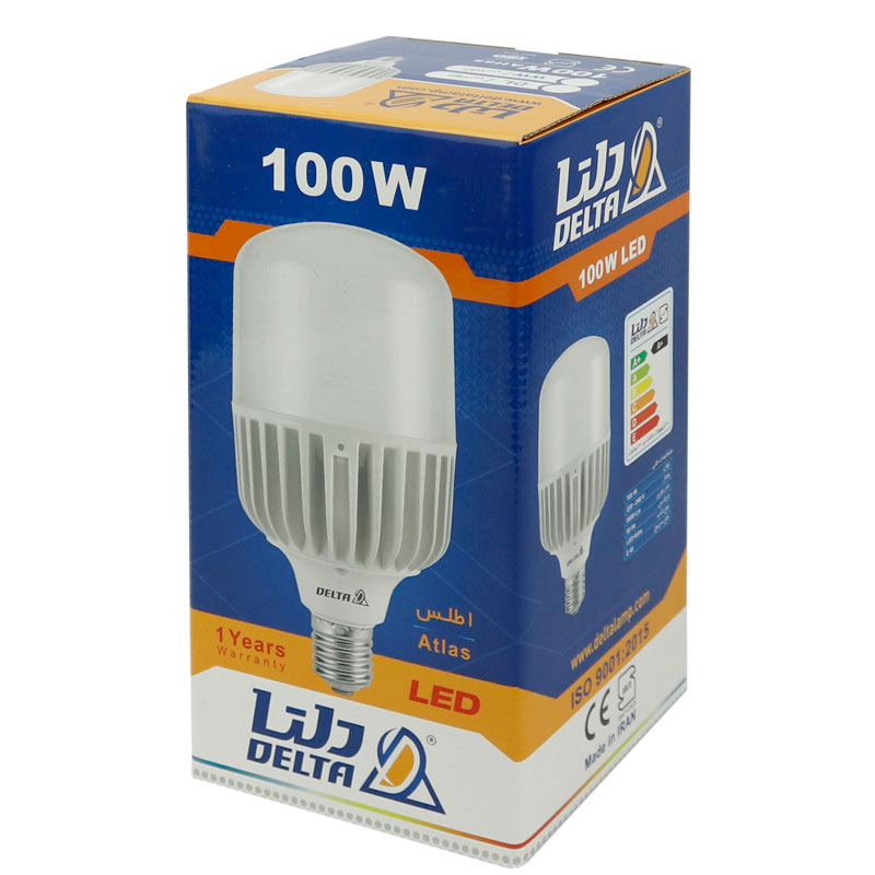 لامپ استوانه LED دلتا Delta Atlas E40 100W