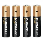 باتری چهارتایی نیم قلمی Duracell Plus LR03/MN2400 1.5V AAA