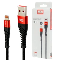 کابل آیفونی فست شارژ Earldom EC-061I 2.4A 1m