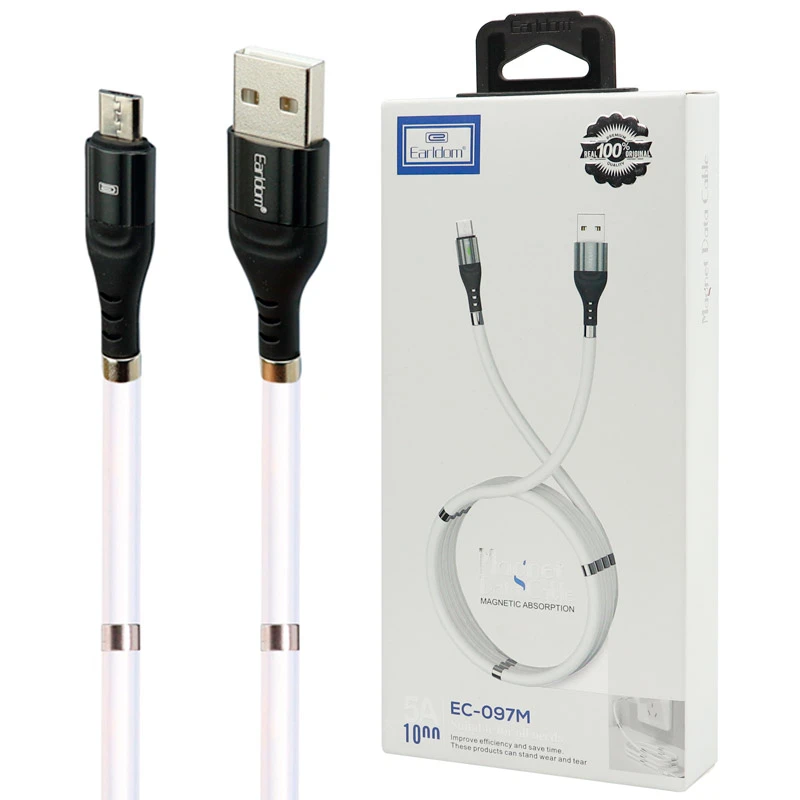 کابل میکرو یو اس بی Earldom EC-097M 5A 1m