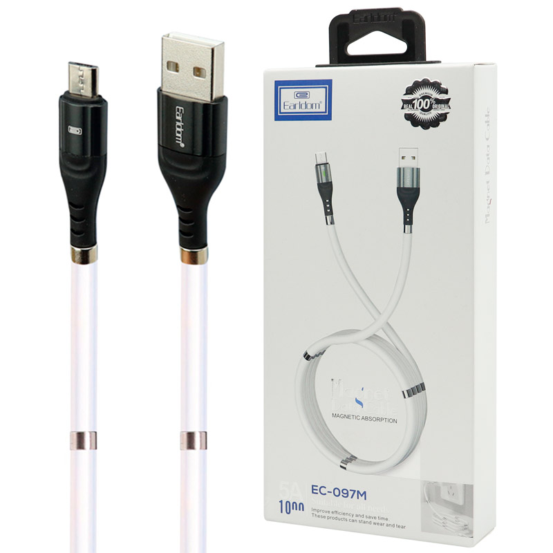 کابل میکرو یو اس بی Earldom EC-097M 5A 1m