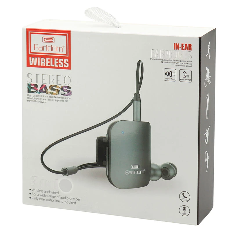 هندزفری بلوتوث Earldom ET-BH02 3-In-1