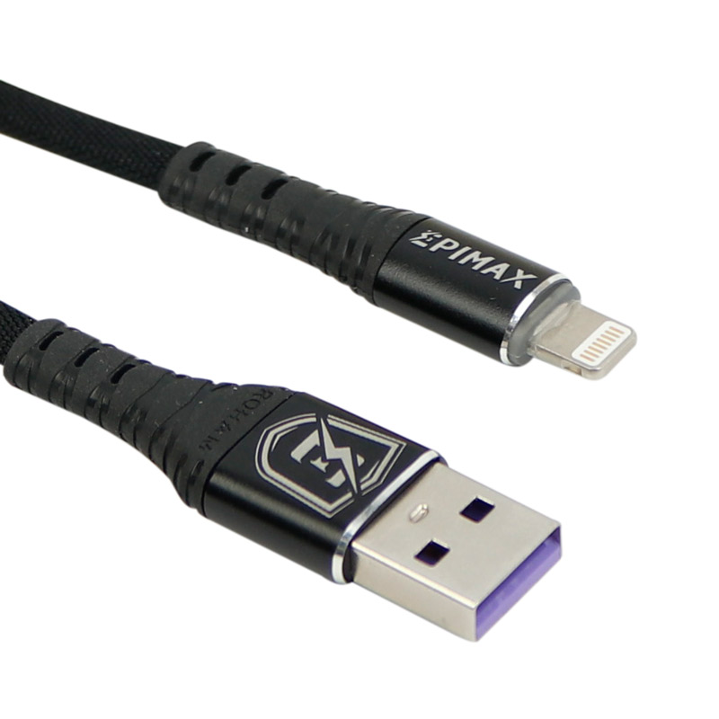 کابل آیفونی فست شارژ Epimax EC-03 5A 1.2m