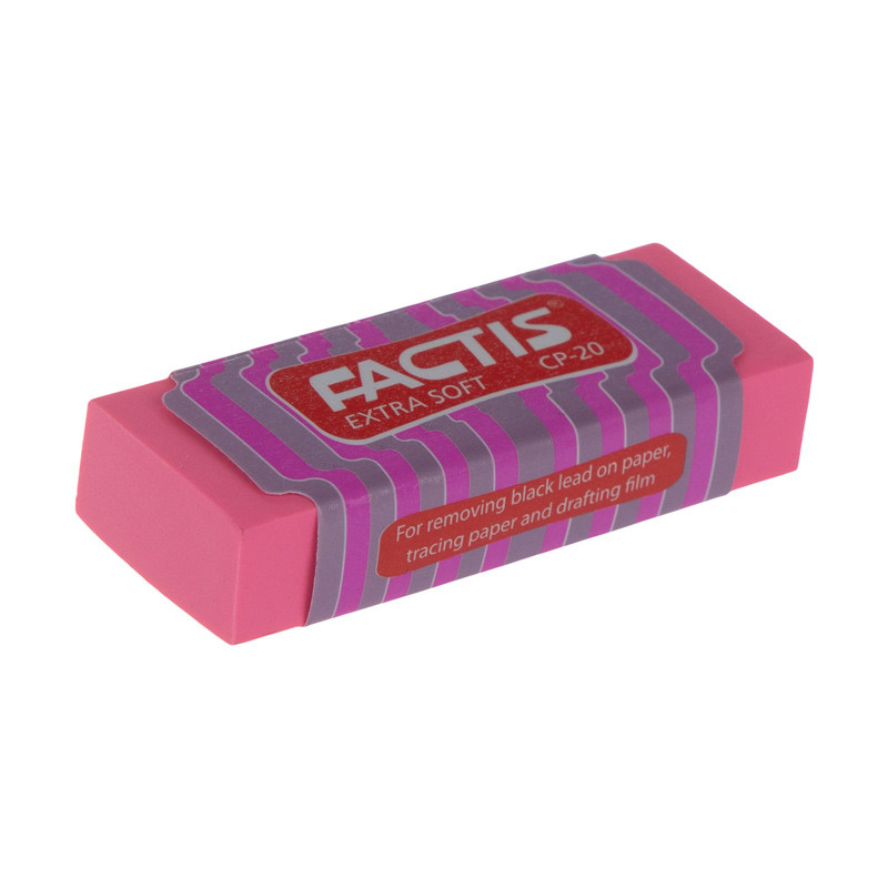 پاک کن رنگی فکتیس Factis CP-20 بسته 20 عددی