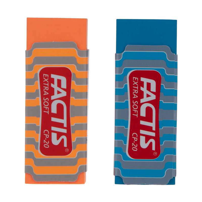 پاک کن رنگی فکتیس Factis CP-20 بسته 20 عددی