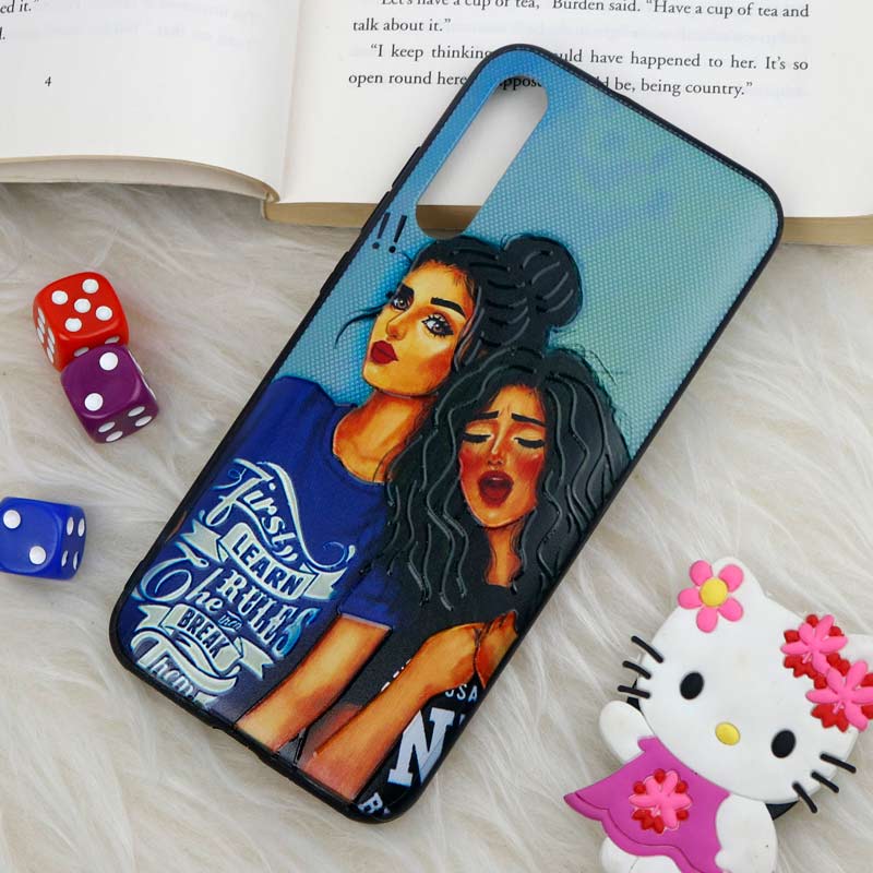 قاب فانتزی برجسته دخترانه Samsung Galaxy A3 سری 1