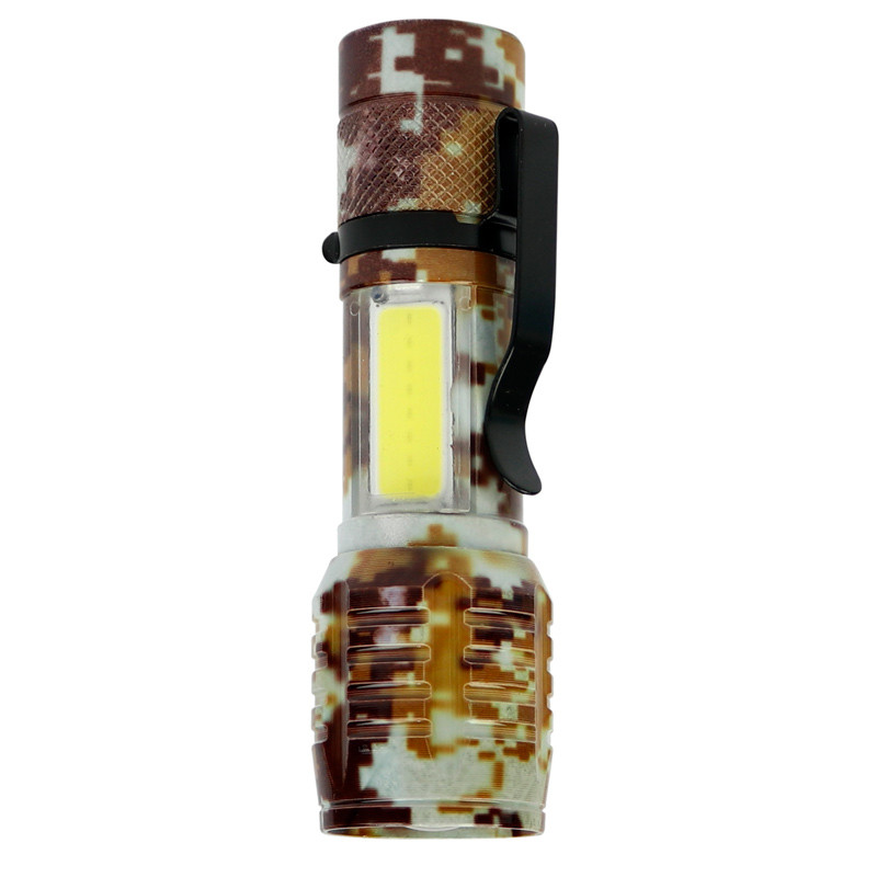 چراغ قوه پلیسی Flashlight CoB+XPE LED چریکی