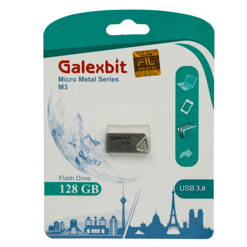 فلش 128 گیگ گلکس بیت Galexbit Micro Metal Series M3 USB3.0