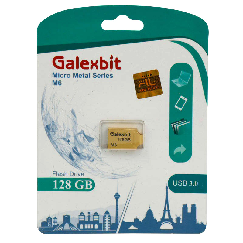 فلش 128 گیگ گلکس بیت Galexbit Micro Metal Series M6 USB3.0