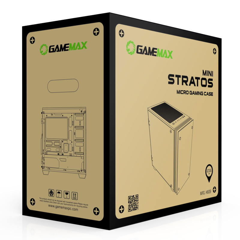 کیس کامپیوتر گیم مکس GameMax Mini Stratos H609