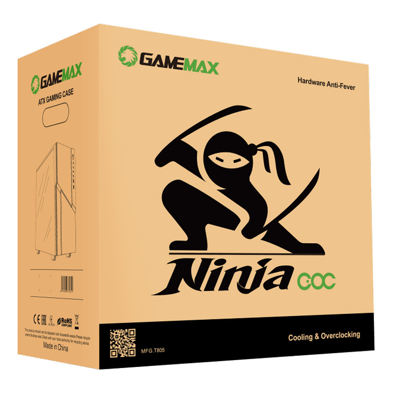 کیس کامپیوتر گیم مکس GameMax Ninja COC ARGB