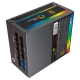 پاور ماژولار 750 وات گیم مکس GameMax RGB750 Rainbow Gold