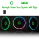 پاور ماژولار 750 وات گیم مکس GameMax RGB750 Rainbow Gold